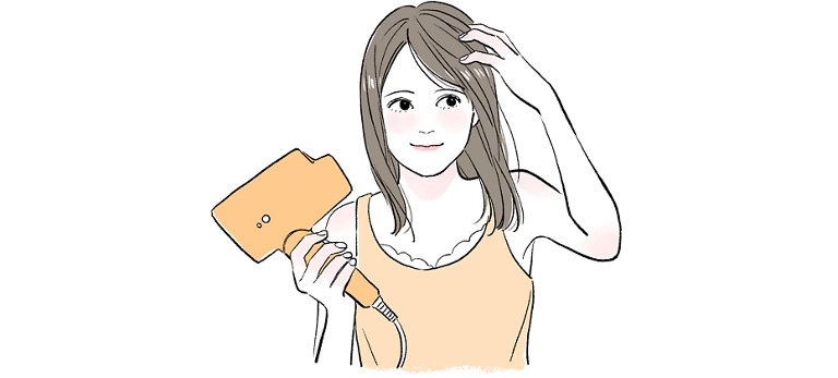 正しい乾かし方・スタイリングの手順